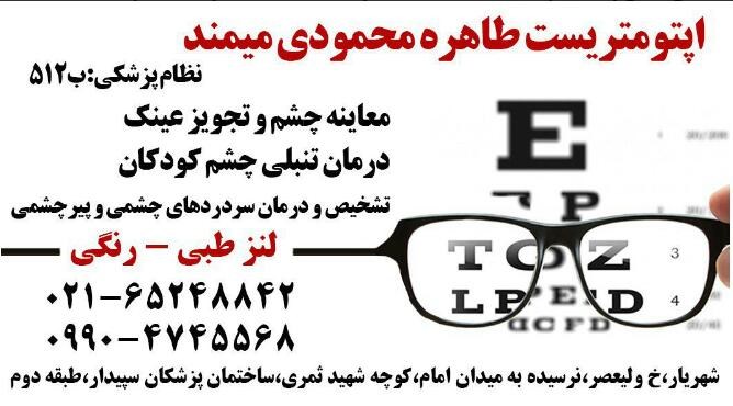 دکترطاهره محمودی میمند